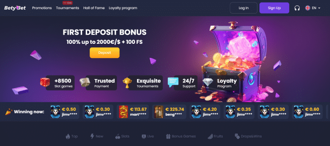 BetyBet casino betrouwbaar